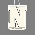 Letter "N" Air Freshener Tag